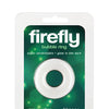 Firefly Glow in the Dark Bubble Cock Ring - Small, White