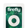Firefly Glow in the Dark Bubble Cock Ring - Medium, White