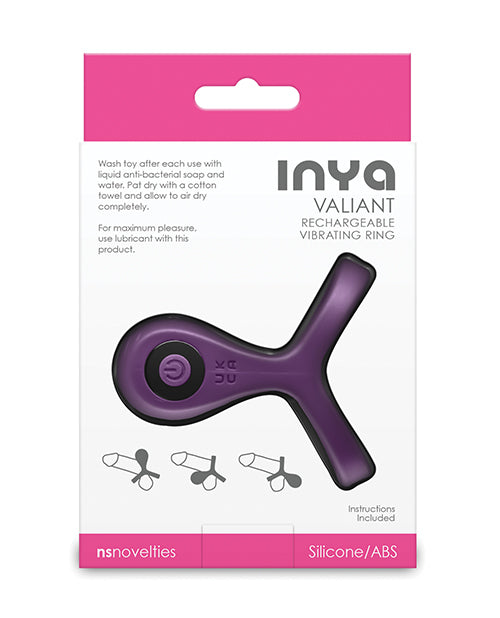 INYA Valiant Cock & Ball Vibe - Berry