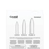 Crystal Anal Trainer Kit - Clear  3 pc Set