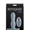 Renegade Gemini Anal Plug Vibrator w/Remote - Gray