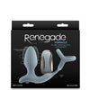Renegade Pinnacle Cock Ring & Gyrating Prostate Massager - Gray