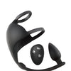 Magic Scrotum Massager Plus w/Remote Control - Black