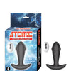 Atomic Tapping Anal Plug w/Remote Control - Black