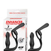 Enhancer Vibro Plug & Penis Sheath - Black
