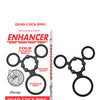 Enhancer Quad Cock Ring - Black