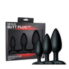Nexus Butt Plug Trio Set 3 Solid Silicone Butt Plugs S M L