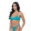 Raya Lace Underwire Bra w/Panty 2 pc Set - Beach Blue L/XL