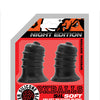 Oxballs Ribnibs Curved Springy-Ribbed Nip Suckers - Special Edition Night