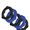 Oxballs Gearheads 5 Pack Spinner Rings - Blue/Black