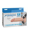 Fantasy X-Tensions Elite 5" Silicone Hallow Strap-On Dual Density - Light