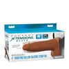 Fantasy X-Tensions Elite 6" Vibrating Hollow Strap-On - Brown