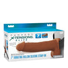 Fantasy X-Tensions Elite 7" Vibrating Hollow Strap-On - Brown