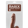 Basix Rubber Works 6.5" Dong w/Suction Cup