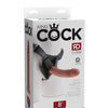 King Cock Strap On Harness w/8" Cock