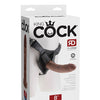 King Cock Strap On Harness w/8" Cock