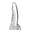 King Cock Clear 7.5" Cock w/Balls - Clear