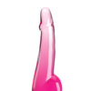 King Cock Clear 10" Cock w/Balls - Pink