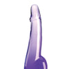 King Cock Clear 10" Cock w/Balls - Purple