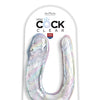 King Cock Clear Large Double Trouble Dildo - Clear