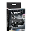 Fantasy C-Ringz Remote Controlled Vibrating Cock Blocker - Black