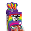 Rainbow Pecker Pops Display - Display of 72