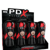 PDX Elite Vibrating Strokers Display - Display of 12