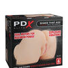 PDX Elite Shake That Ass Vibrating Mega Masturbator - Light