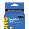 One Backdoor Pack Custom Fit Condoms - Pack of 3