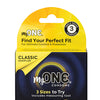 My One Classic Sampler Condoms - Pack of 3