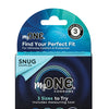 My One Snug Sampler Condoms - Pack of 3