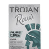 Trojan Raw Pure Feel Non-Latex Condoms - Pack of 10