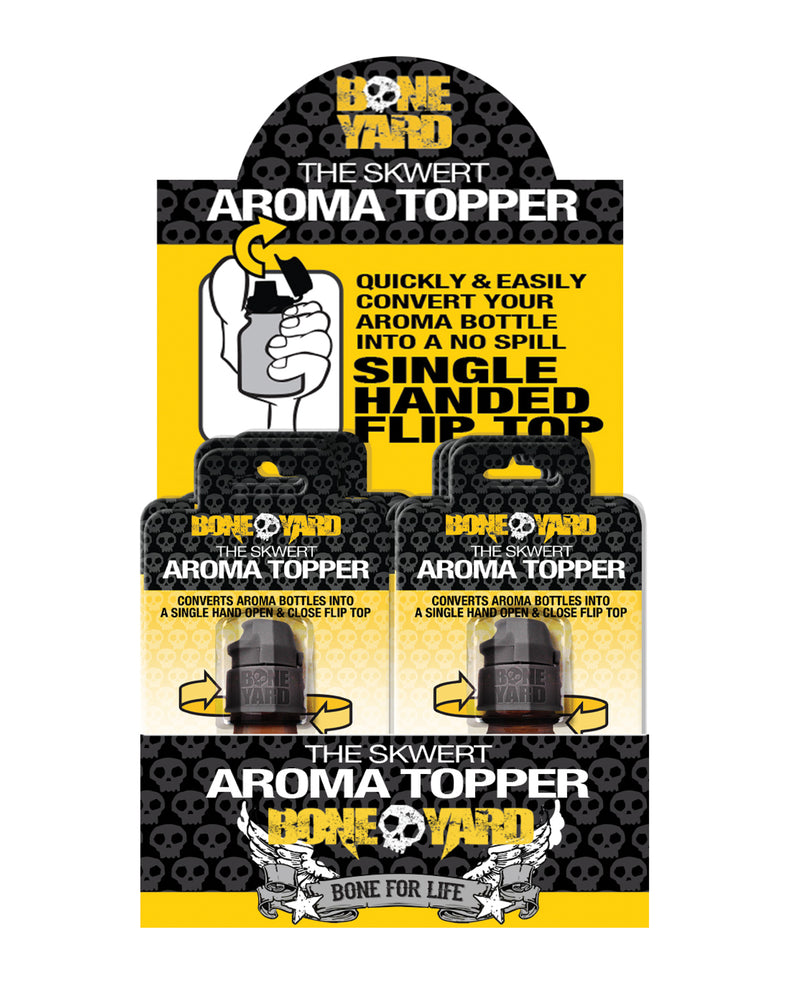 Boneyard Skwert Aroma Topper POS Display 6 Large/6 Small - Display of 12