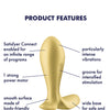 Satisfyer Intensity Plug - Gold