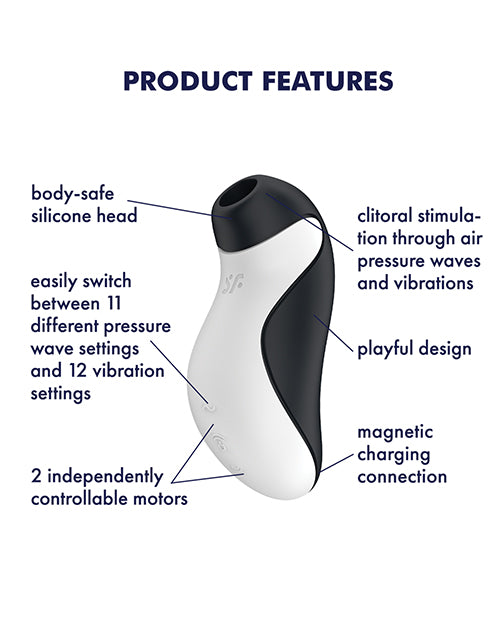 Satisfyer Orca - Black/White