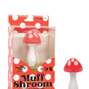 Naughty Bites Muff Shroom Playful Massager - Red/White