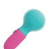 Naughty Bits to the Max Vibrating Wand - Multicolor