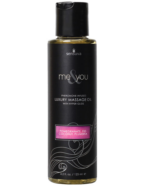 Sensuva Me & You Massage Oil 4.2 oz  - Assorted Scents