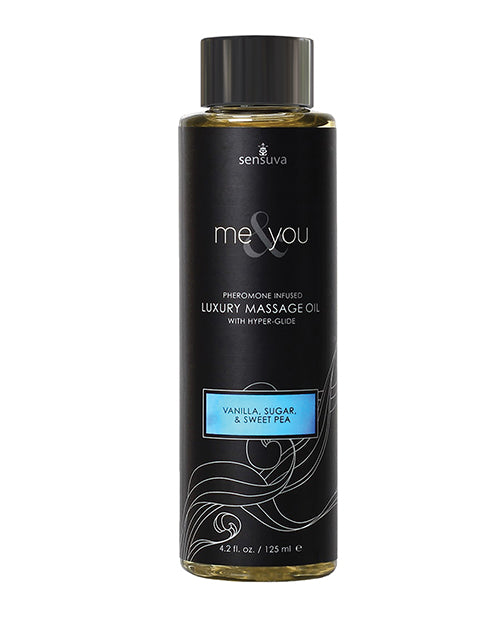 Sensuva Me & You Massage Oil 4.2 oz  - Assorted Scents