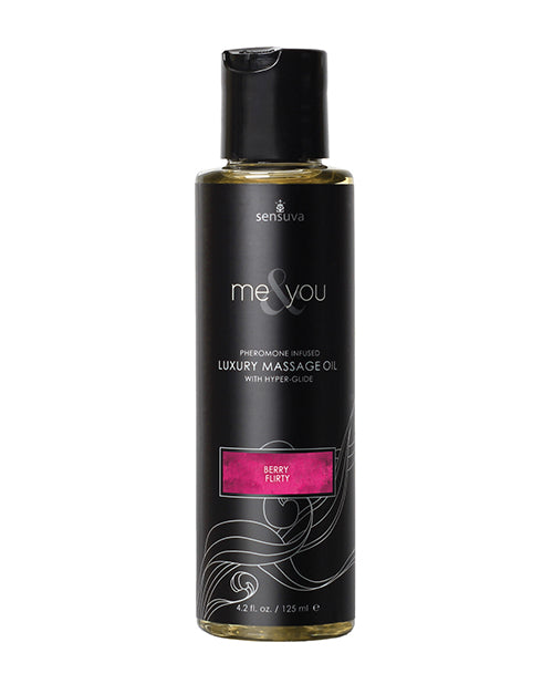 Sensuva Me & You Massage Oil 4.2 oz  - Assorted Scents
