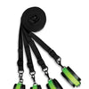 Shots Ouch Bed Bindings Restraint Kit - Glow in the Dark