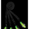 Shots Ouch Bed Bindings Restraint Kit - Glow in the Dark