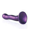 Shots Ouch 7" Curvy G-Spot Dildo - Metallic Purple