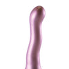 Shots Ouch 7" Curvy G-Spot Dildo - Rose Gold