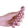 Shots Ouch 5" Beaded G-Spot Dildo - Rose Gold