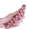 Shots Ouch 6.5" Beaded G-Spot Dildo - Rose Gold