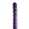 Shots Ouch 8" Beaded G-Spot Dildo - Metallic Purple