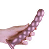 Shots Ouch 8" Beaded G-Spot Dildo - Rose Gold