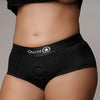Shots Ouch Vibrating Strap On Brief - Black XL/XXL