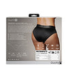 Shots Ouch Vibrating Strap On High-Cut Brief - Black XL/XXL